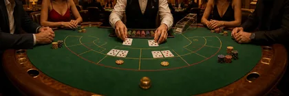 Baccarat game art