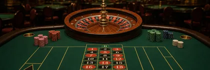 European Roulette game art