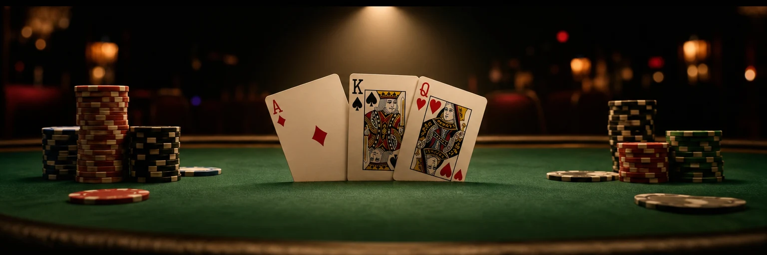 Live poker table