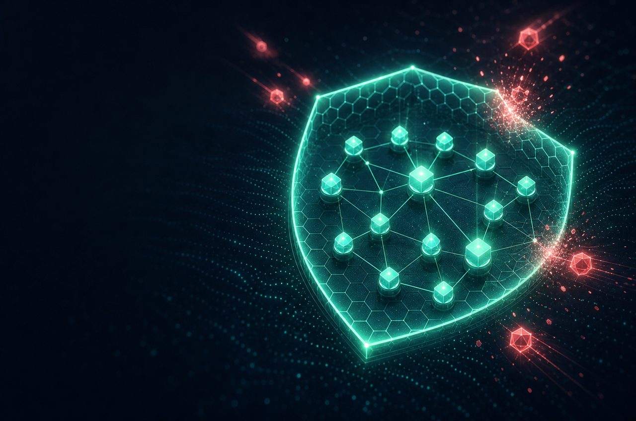 A secure, verified network of payment routes protected behind a digital shield